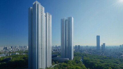 skyscrapers in hong kong