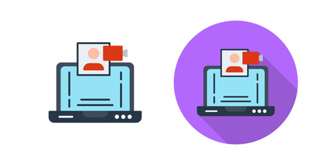 Video Call Vector Icon