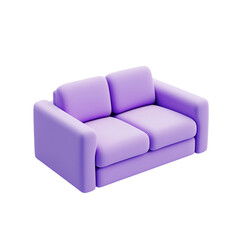Lavender loveseat modern furniture design home decor minimalist style