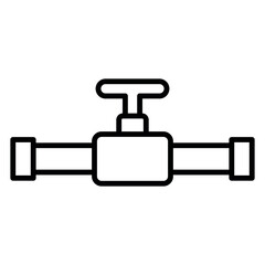 pipe sign symbol vector icon	
