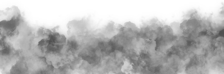 thick smoke element gray air pollution