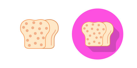 Toast Vector Icon