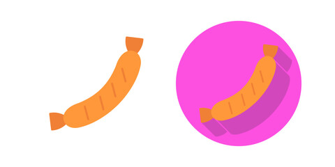 Sausage Vector Icon