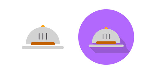 Fototapeta premium Dish Vector Icon