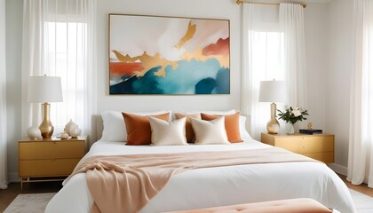 interior modern design room 3d