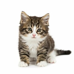 Precious Fluffy Kitten with Big Eyes