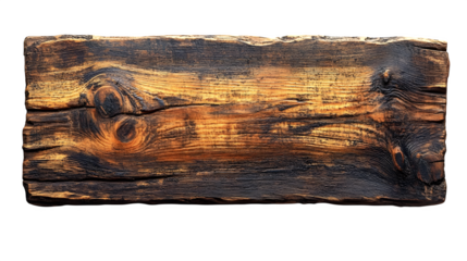 wood frame border isolated on white background, high-definition, realistic look