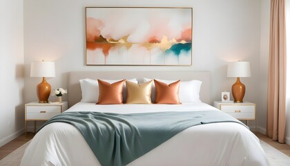 interior modern design room 3d