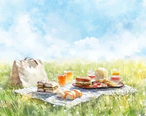 breakfast in the garden