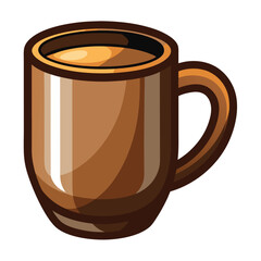 A cup of coffee cup with coffee