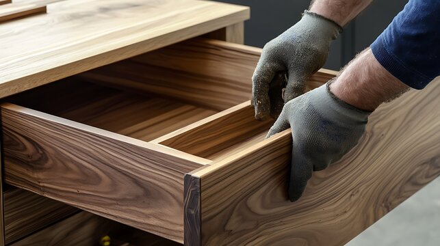 Craftsman Installing a Wooden Drawer