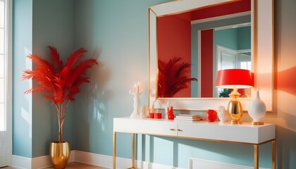 interior modern design room 3d