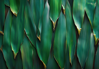 vibrant green sugarcane leaves,