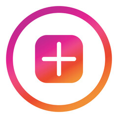 Obraz premium instagram follow buttom