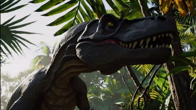 ジャングルの遭遇・ティラノサウルス - Jungle Encounter - Tyrannosaurus -