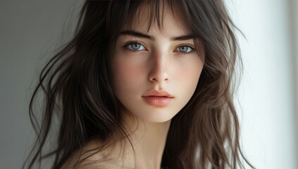 Naklejka premium portrait of a young woman