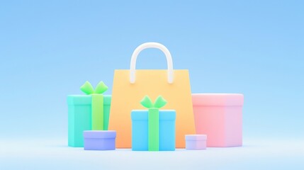 colorful shopping bags
