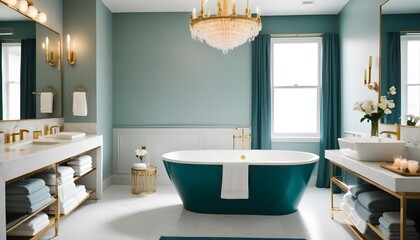 interior modern design room 3d