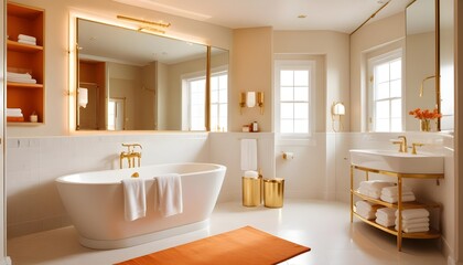 interior modern design room 3d