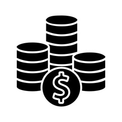 Money icon vector. Finance illustration sign. Dollar symbol. banking or bank logo.