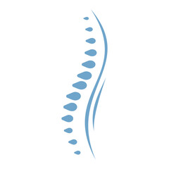 chiropractic bone care simple minimalist logo