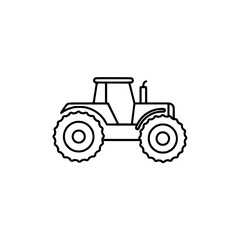 Obraz premium icon tractor farm