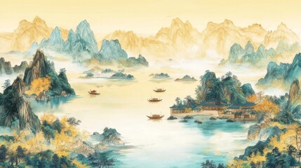 sunrise in the mountains