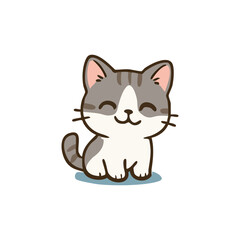 Cute Cat Cartoon Clip Art