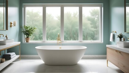 interior modern design room 3d