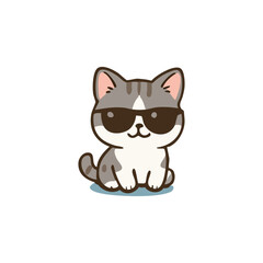 Cute Cat Cartoon Clip Art