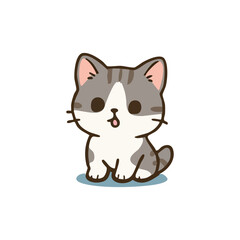 Cute Cat Cartoon Clip Art
