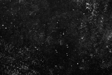 Dust on black textured surface, top view