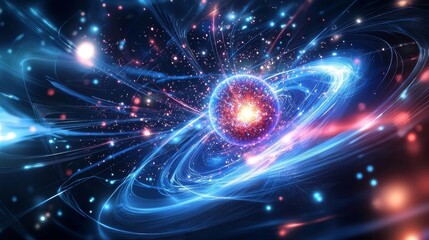 Obraz premium visualization of space