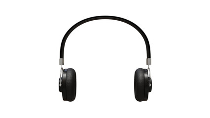 3D model wireless headphones on a white background, stylish modern headphones