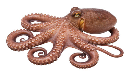 Isolated Octopus Sea Creature Wildlife Marine Invertebrate