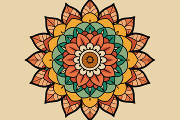 Abstract floral and flower background with a touch of sun