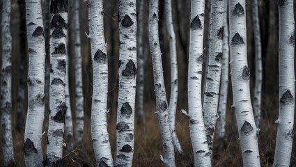Fototapeta premium Birch Tree Bark Texture and Pattern