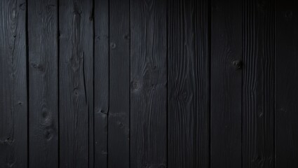 Fototapeta premium Dark wooden background featuring aged planks and textured surface for product display