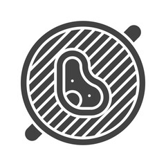 Grill icon vector image. Suitable for mobile apps, web apps and print media.