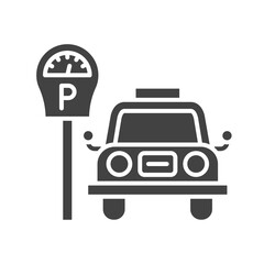 Parking Meter icon vector image. Suitable for mobile apps, web apps and print media.