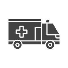 Ambulance icon vector image. Suitable for mobile apps, web apps and print media.