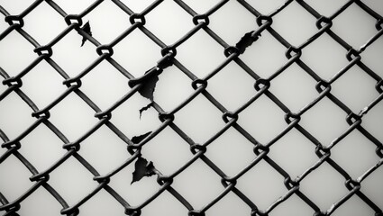 Fototapeta premium Metal mesh texture against a background