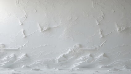 Obraz premium White textured plaster pattern with abstract background and space for text