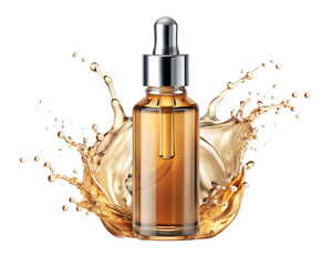 perfume bottle isolated on white