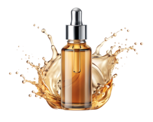 perfume bottle isolated on white