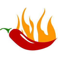 Flaming Chili Icon
