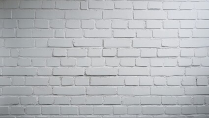 White brick wall surface texture for backgrounds or design elements