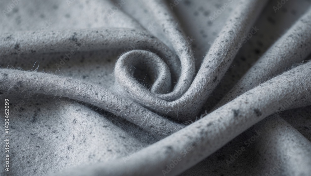 Poster white grey felt fabric with textured surface and abstract background in color