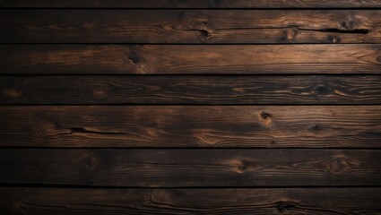 Naklejka premium Retro brown wooden plank surface
