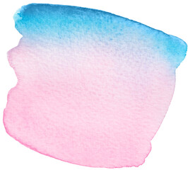 Abstract Blue and Pink Watercolor Gradient Texture